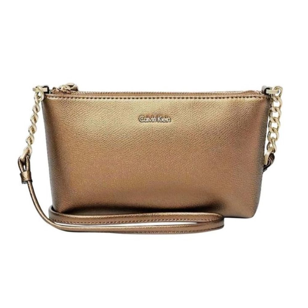 Calvin Klein Hayden Saffiano Leather Crossbody Bag